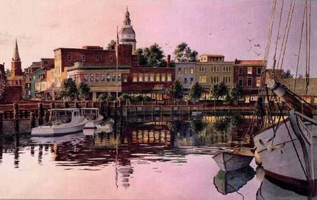 Nightfall in Annapolis